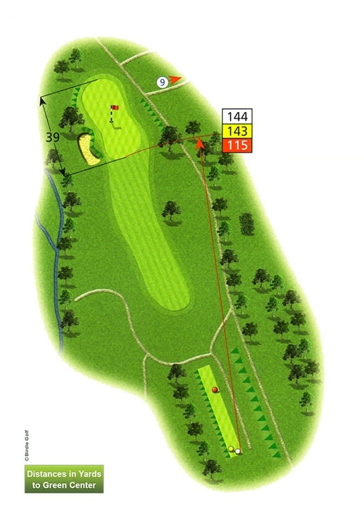 Course Planner Hole 8