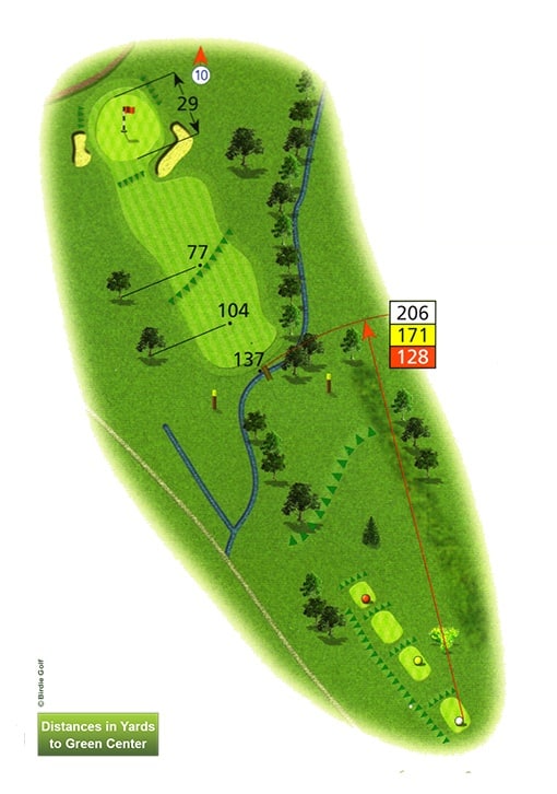 Course Planner Hole 9